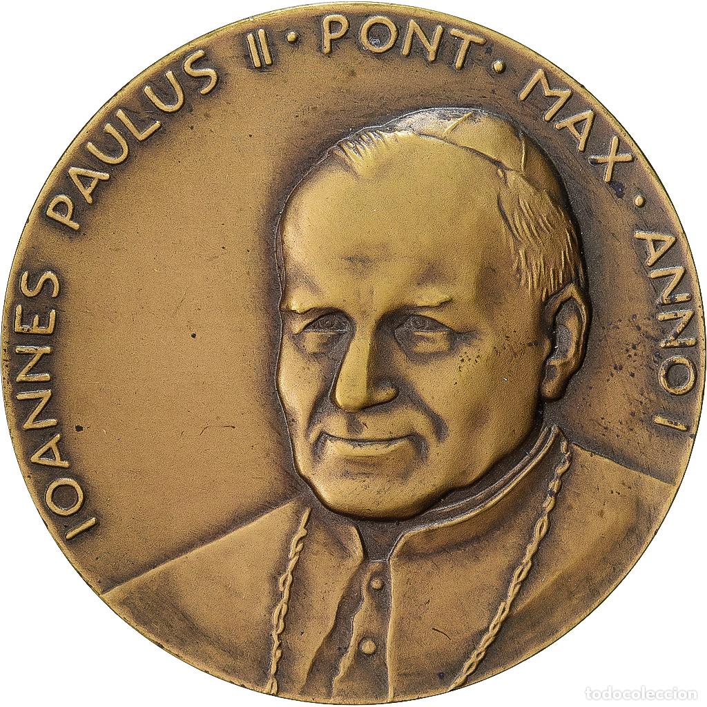 Medallas tem&aacute;ticas: [#1529163] CIUDAD DEL VATICANO, medalla, John Paul II, 1978, Bronce, Vistoli, SC