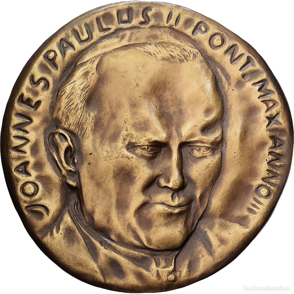 Medallas tem&aacute;ticas: [#1529183] CIUDAD DEL VATICANO, medalla, Jean-Paul II, Bronce, Farzini, SC