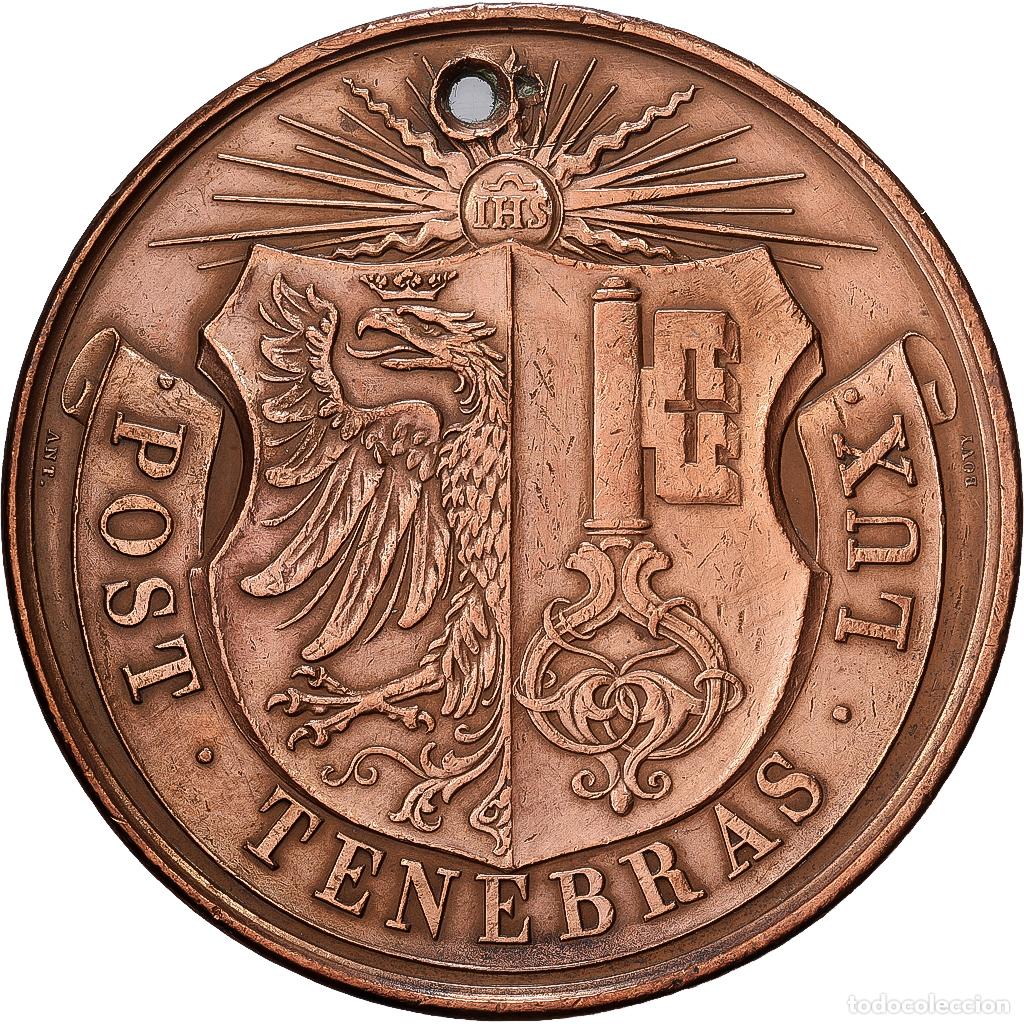 Medallas tem&aacute;ticas: [#1529255] Suiza, medalla, Concours Musical, Gen&egrave;ve, 1882, Cobre, MBC+