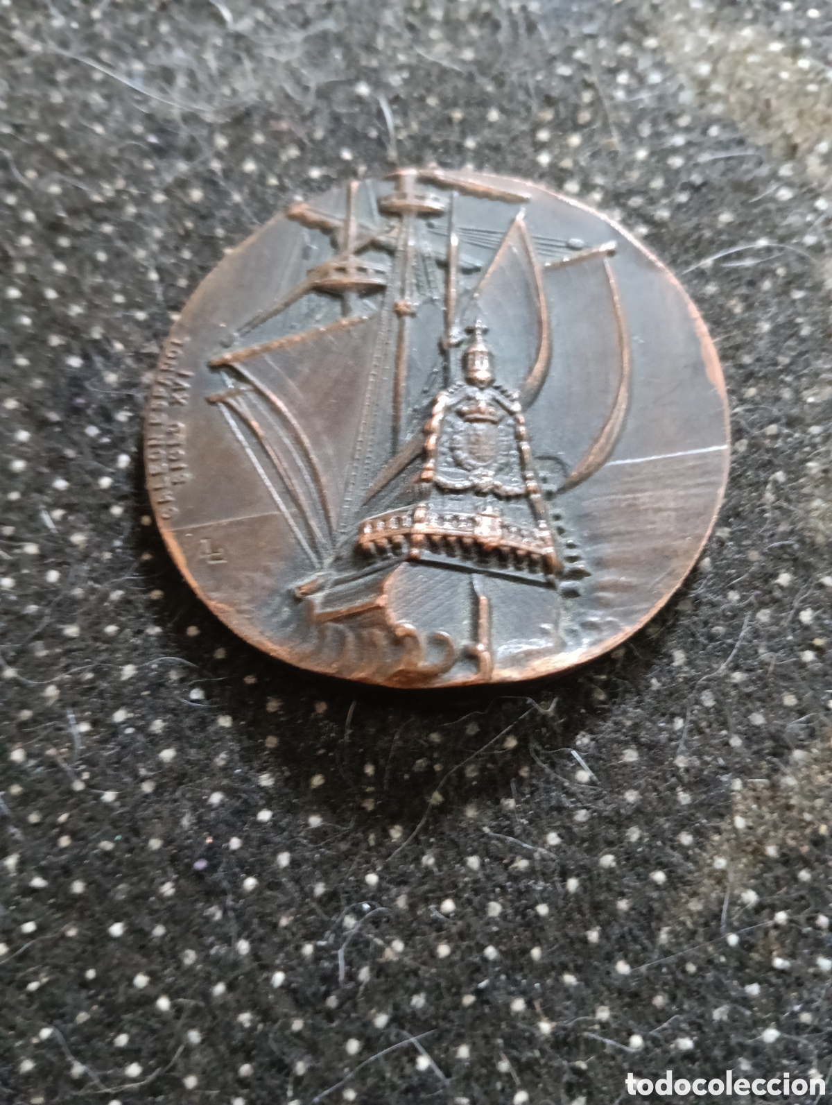 Medallas tem&aacute;ticas: Medalla conmemorativa del V Sal&oacute;n N&aacute;utico Internacional de Barcelona celebrado en 1967.