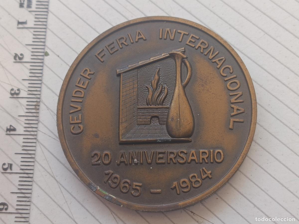 Medallas tem&aacute;ticas: MEDALLA CONMEMORATIVA CEVIDER - 20 ANIVERSARIO (FERIA MUESTRAS VALENCIA)