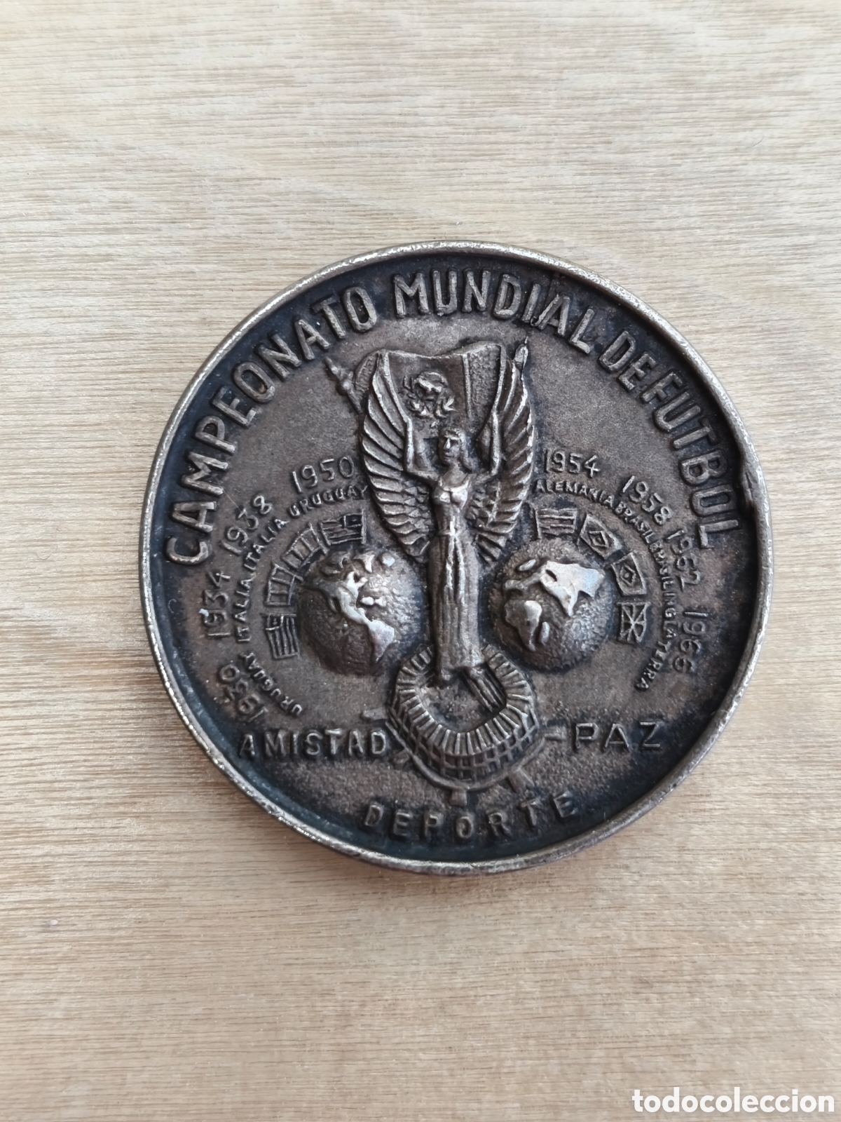 Medallas tem&aacute;ticas: Medalla M&eacute;xico 1970 plata 0.950