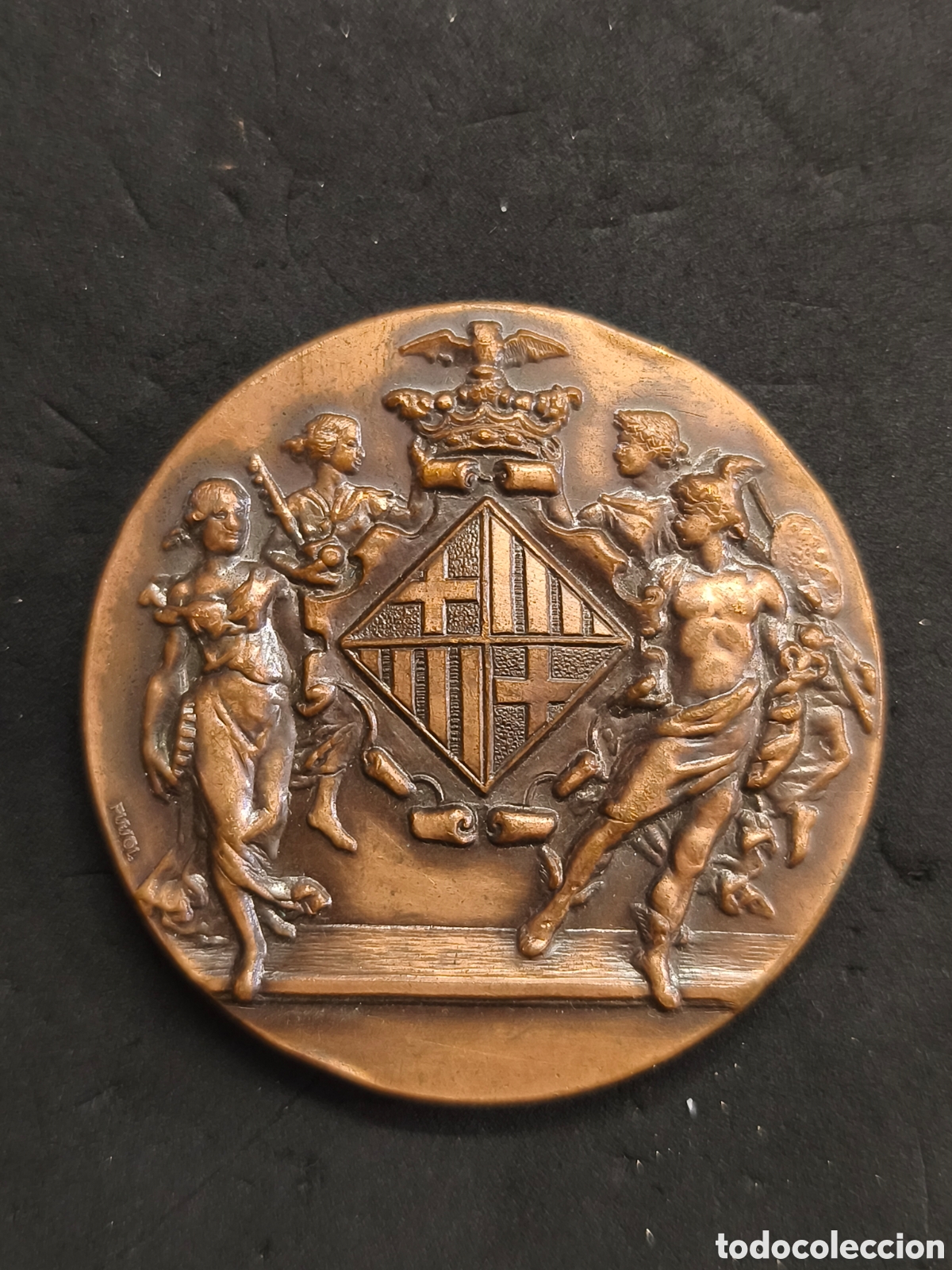 Medallas tem&aacute;ticas: Medalla II semana nacional de numism&aacute;tica 1979. 6cm di&aacute;metro
