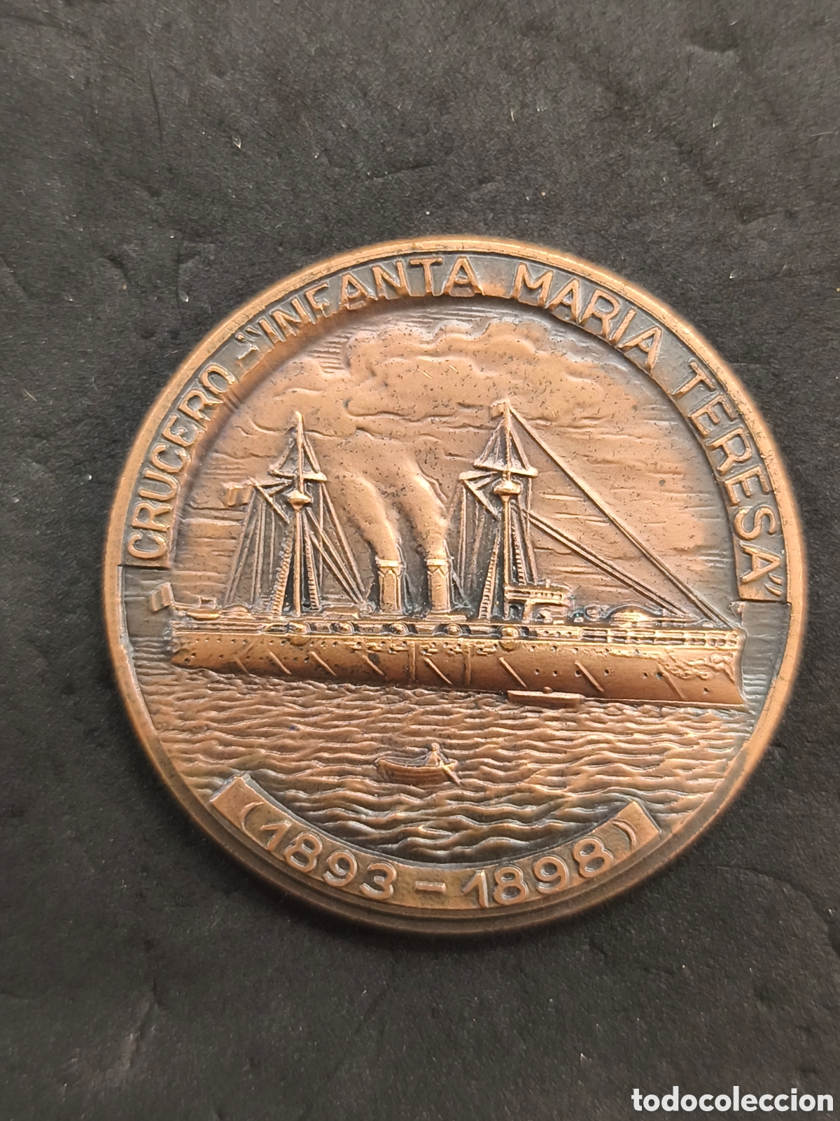 Medallas tem&aacute;ticas: XXVI SAL&Oacute;N N&Aacute;UTICO BARCELONA, crucero infanta Mar&iacute;a Teresa