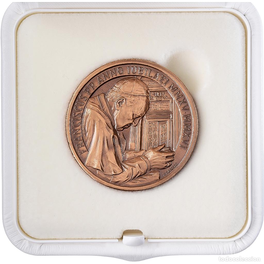 Medallas tem&aacute;ticas: [#1545259] CIUDAD DEL VATICANO, medalla, 2015-2016, Bronce, FDC