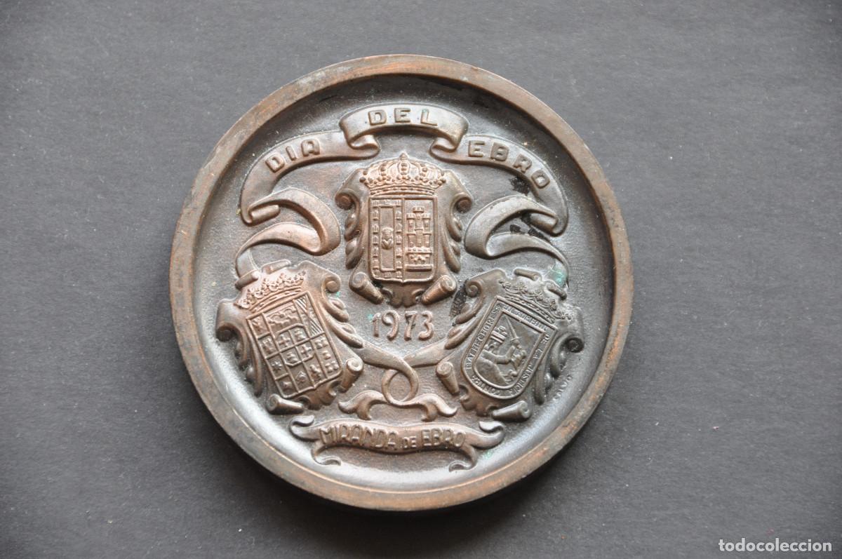 Medallas tem&aacute;ticas: MEDALLON CONMEMORATIVO - D&Iacute;A DEL RIO EBRO - 1973 (F.N.M.T.)