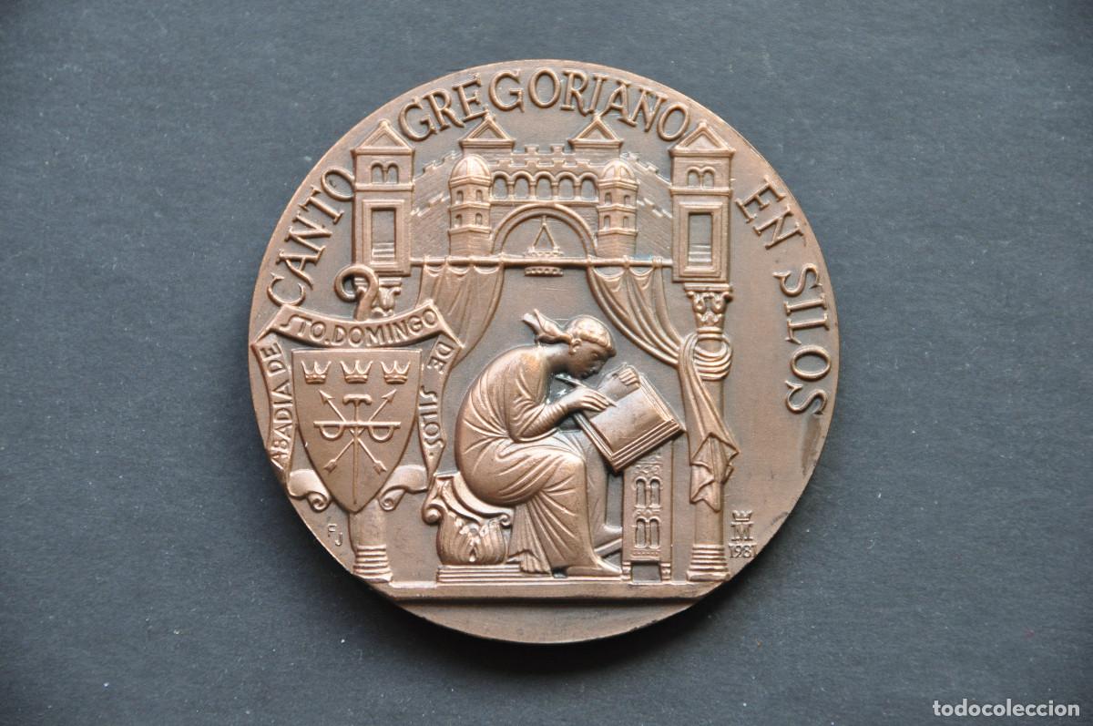 Medallas tem&aacute;ticas: MEDALLA DEL CANTO GREGORIANO EN SILOS (BURGOS) F.N.M.T. 1981