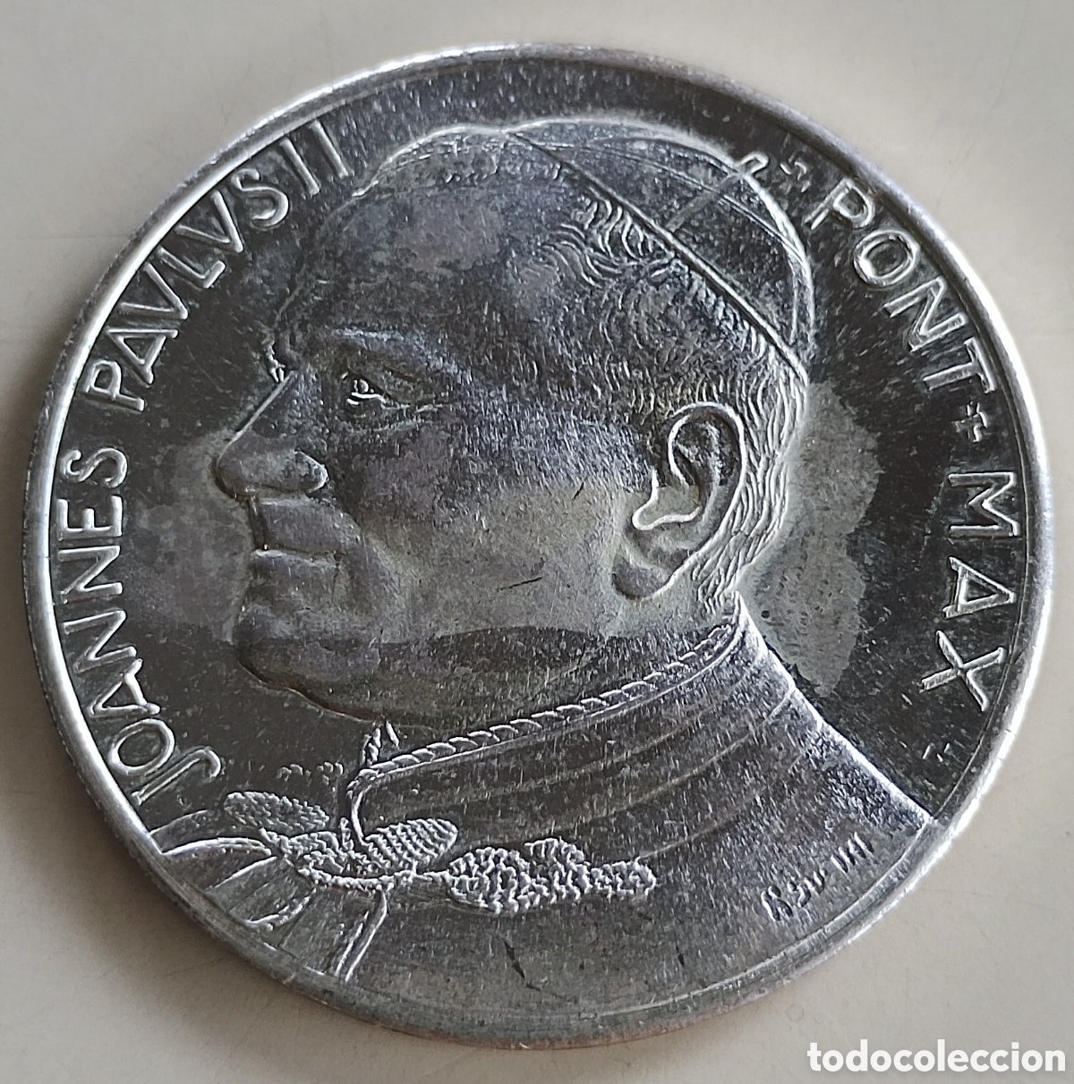 Medallas tem&aacute;ticas: Medalla conmemorativa del Vaticano con la imagen de Juan Pablo II