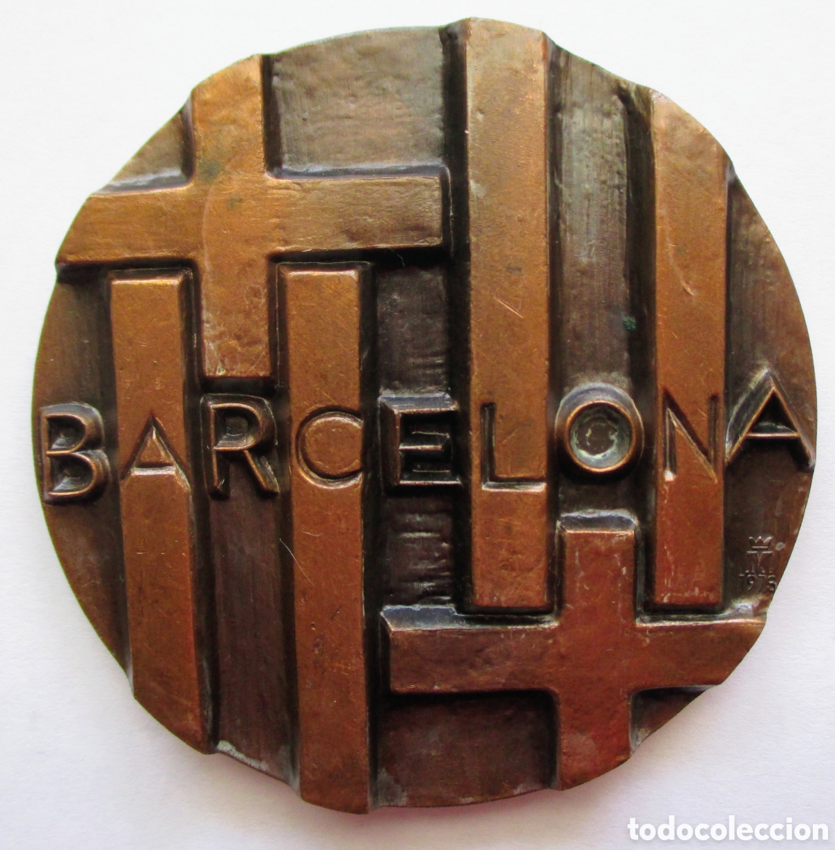 Medallas tem&aacute;ticas: Medalla Barcelona de Subirachs - FNMT 1973