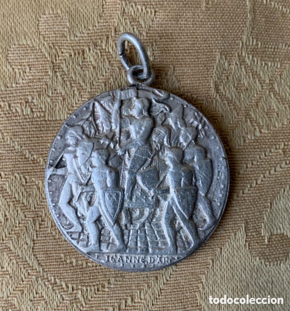 Medallas tem&aacute;ticas: ANTIGUA MEDALLA CRUCERO ESCUELA DE LA MARINA FRANCESA JUANA DE ARCO