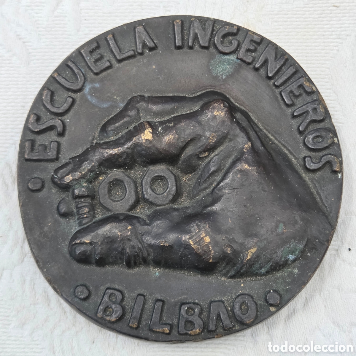 Medallas tem&aacute;ticas: MEDALLON BRONCE CENTENARIO ESCUELA INGENIEROS BILBAO 1997
