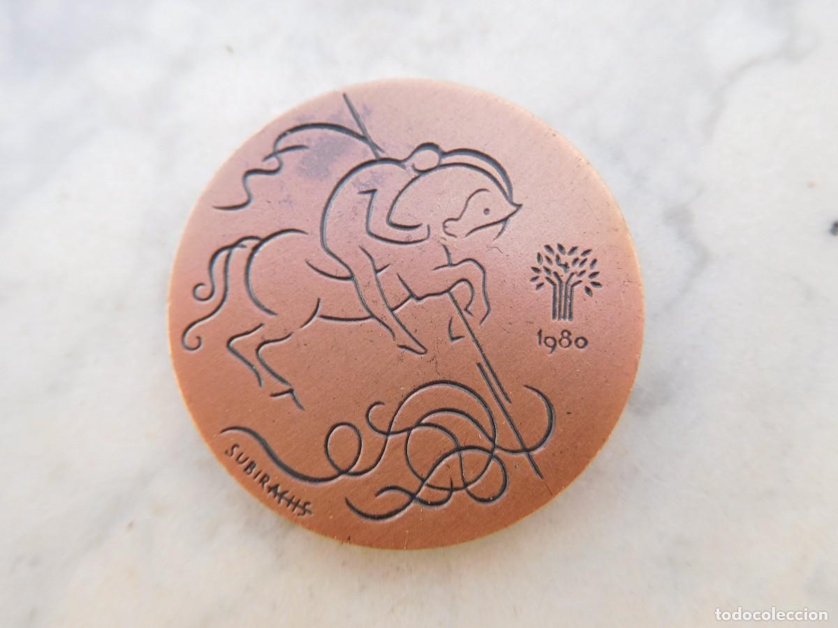 Medallas tem&aacute;ticas: Medalla de cobre de Subirachs Jordi Pujol