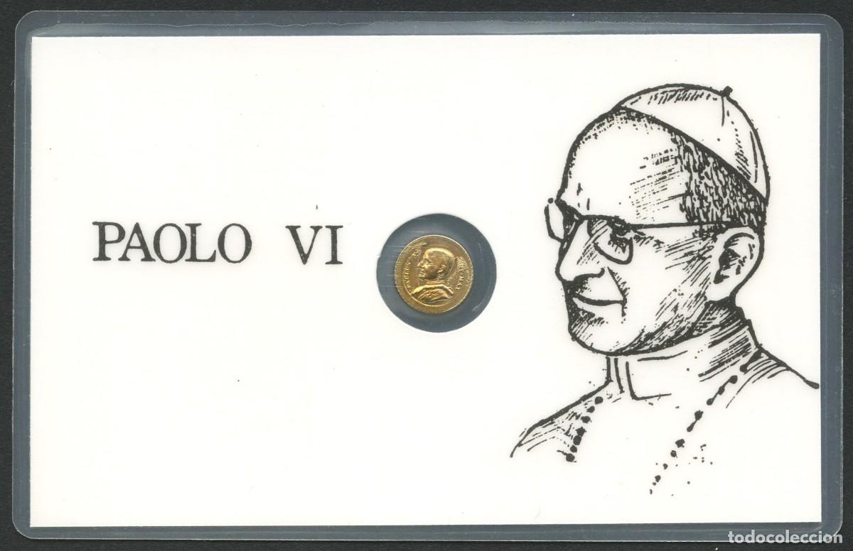 Medallas tem&aacute;ticas: MEDALLA, CARNET CONMEMORATIVO, SANTO PADRE PAOLO II