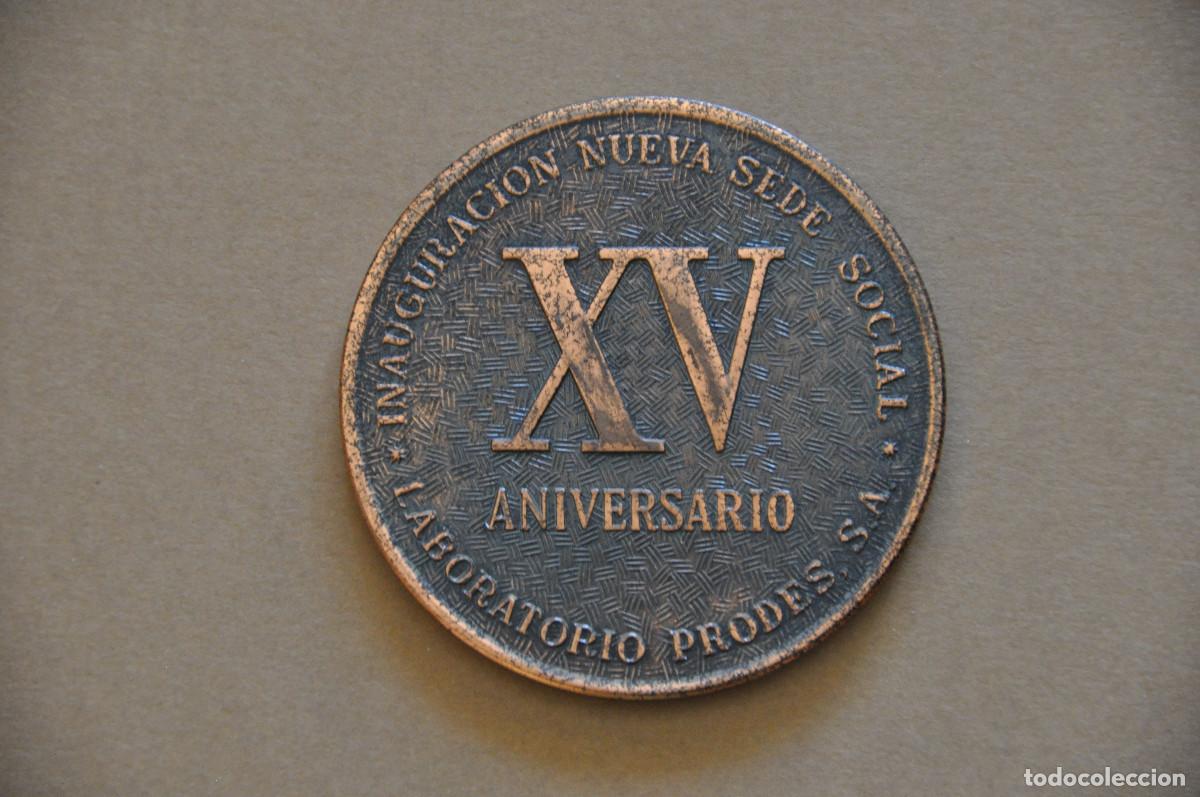 Medallas tem&aacute;ticas: MEDALLA 25 ANIVERSARIO DE LA INAUGURACION DE LA NUEVA SEDE DE LABORATORIO PRODES EN 1974