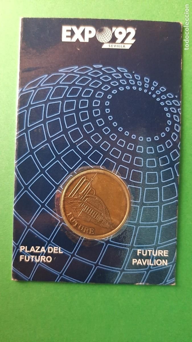 Medallas tem&aacute;ticas: (EXPO 92) SET MONEDA MEDALLA PABELL&Oacute;N PLAZA DEL FUTURO
