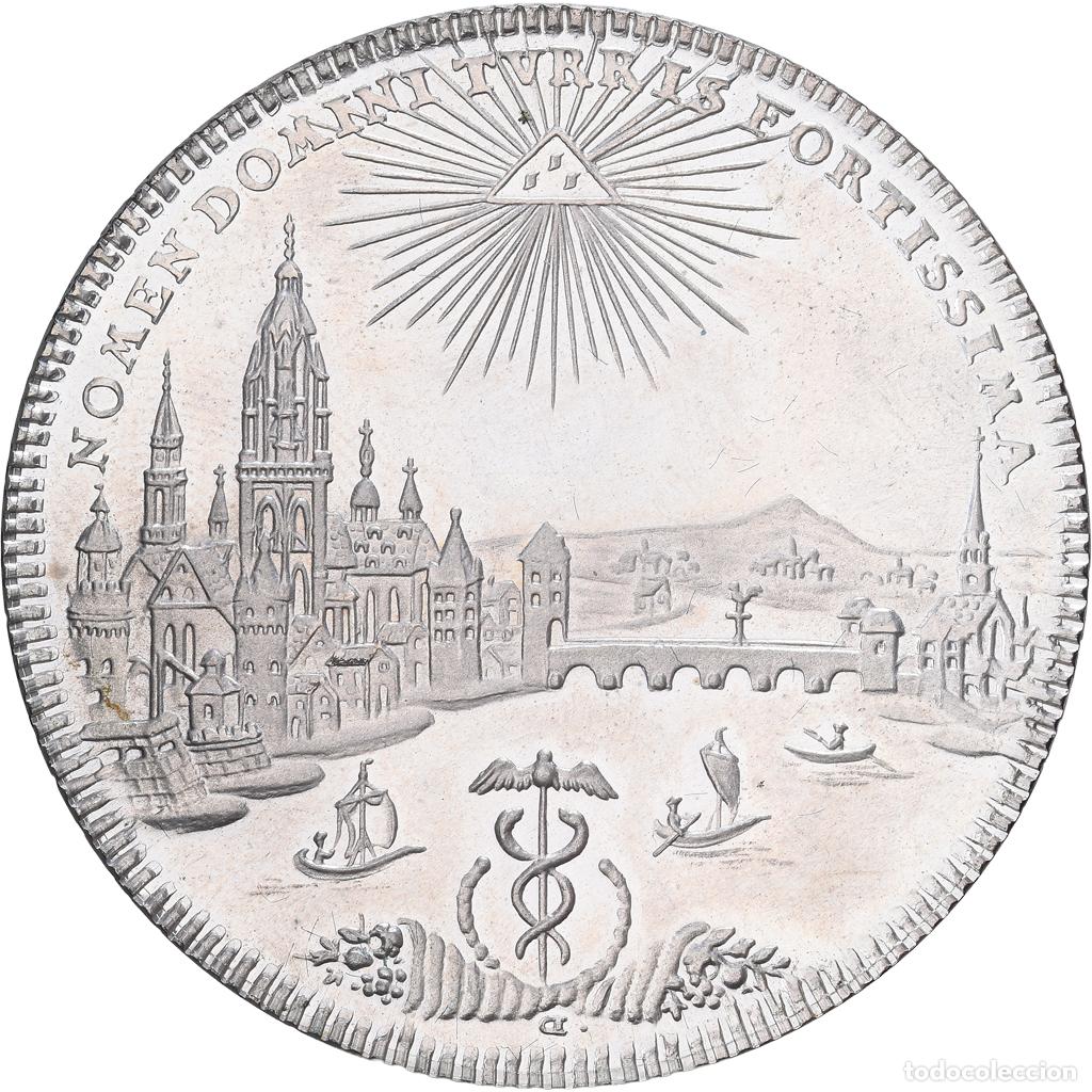 Medallas tem&aacute;ticas: [#1167610] Alemania, medalla, Plata, Ville Libre de Francfort, reproduction de Thaler, SC