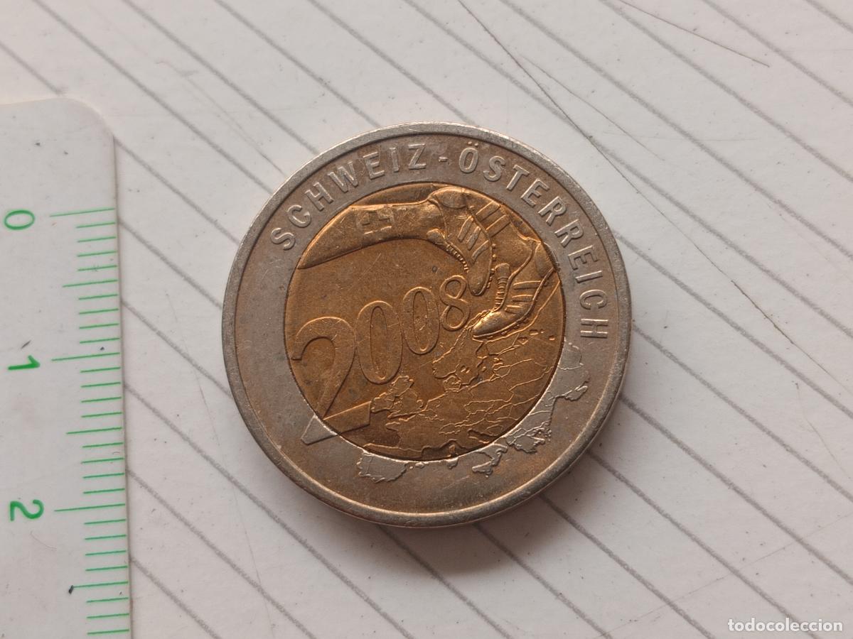 Medallas tem&aacute;ticas: AUSTRIA SUIZA 2008. TOKEN BIMETALICA AUSTRAGUNSORTE SCHWEIZ