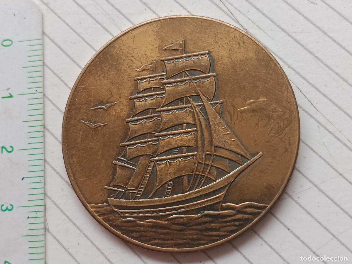 Medallas tem&aacute;ticas: Bremerhaven, Alemania. Velero. Medalla n&aacute;utica