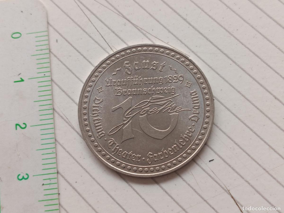 Medallas tem&aacute;ticas: Goethe, Alemania. Medalla, token - Foto 2