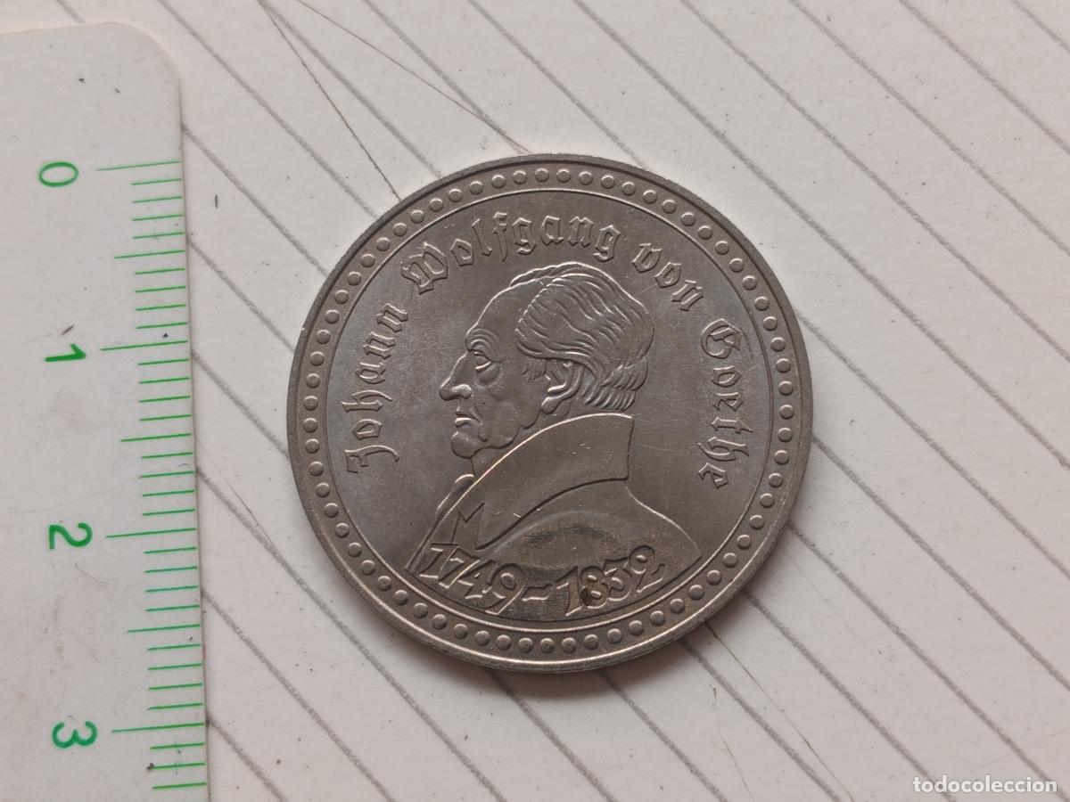 Medallas tem&aacute;ticas: Goethe, Alemania. Medalla, token