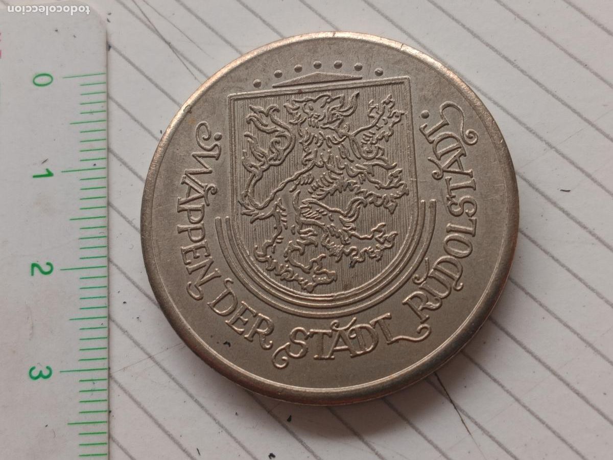 Medallas tem&aacute;ticas: Rudolstadt, Th&uuml;ringen, Alemania. Medalla