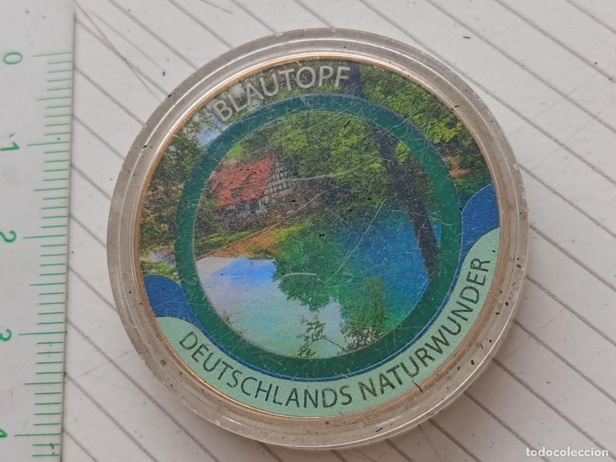 Medallas tem&aacute;ticas: Blautopf. Naturaleza. Medalla. Alemania