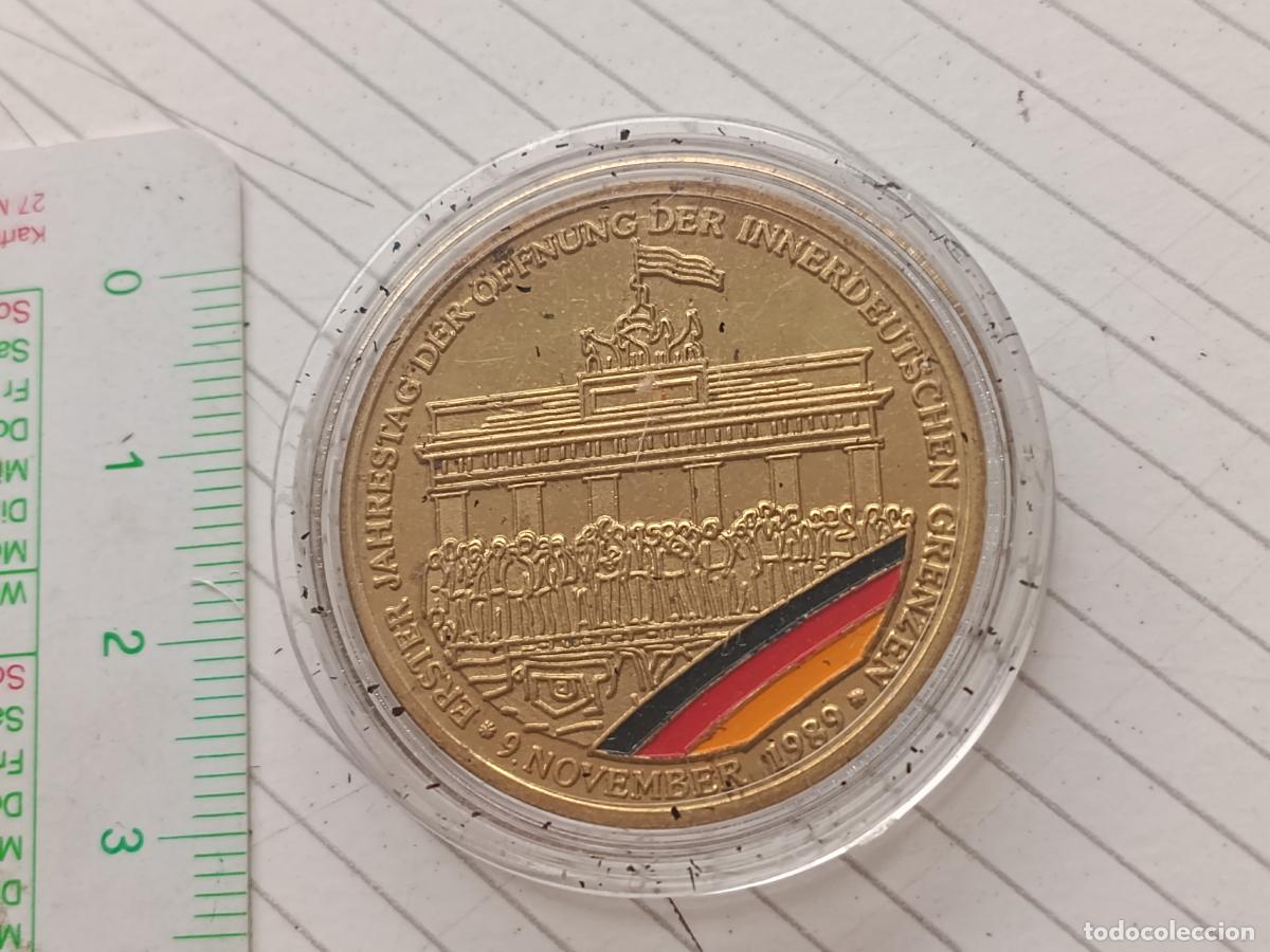 Medallas tem&aacute;ticas: Ca&iacute;da del Muro de Berl&iacute;n. Reunificaci&oacute;n alemana 1989. Medalla. Alemania