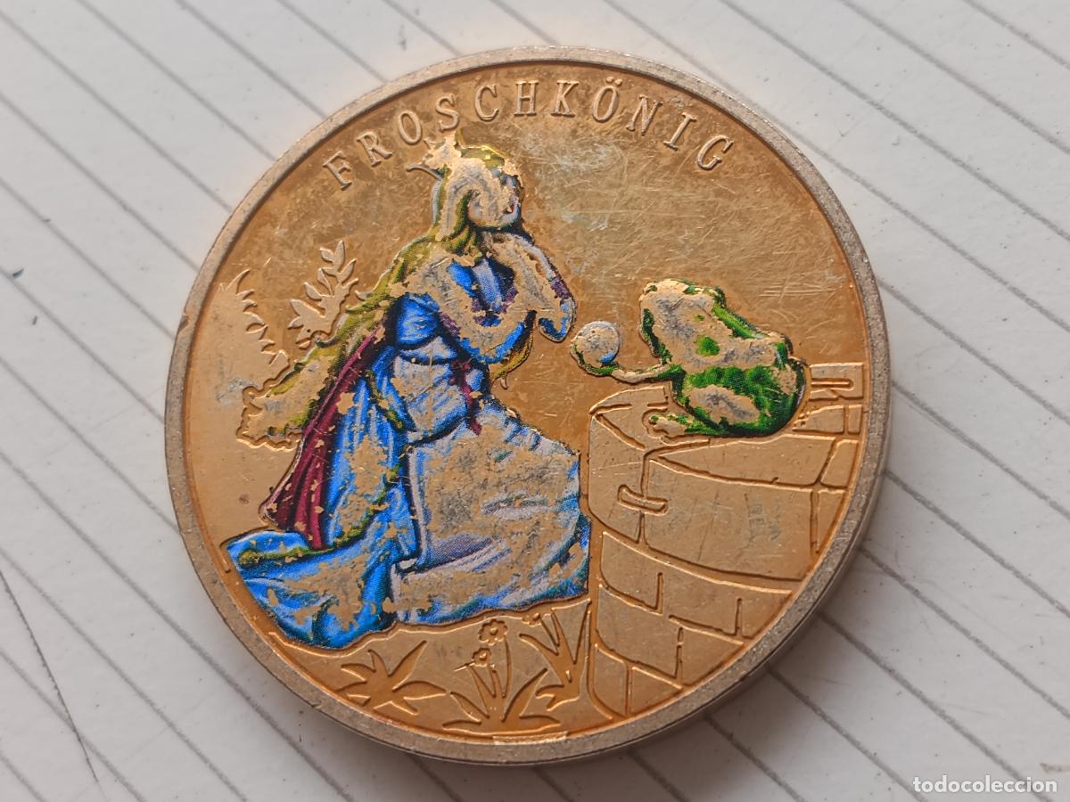Medallas tem&aacute;ticas: Alemania 2021 Der Froschk&ouml;nig