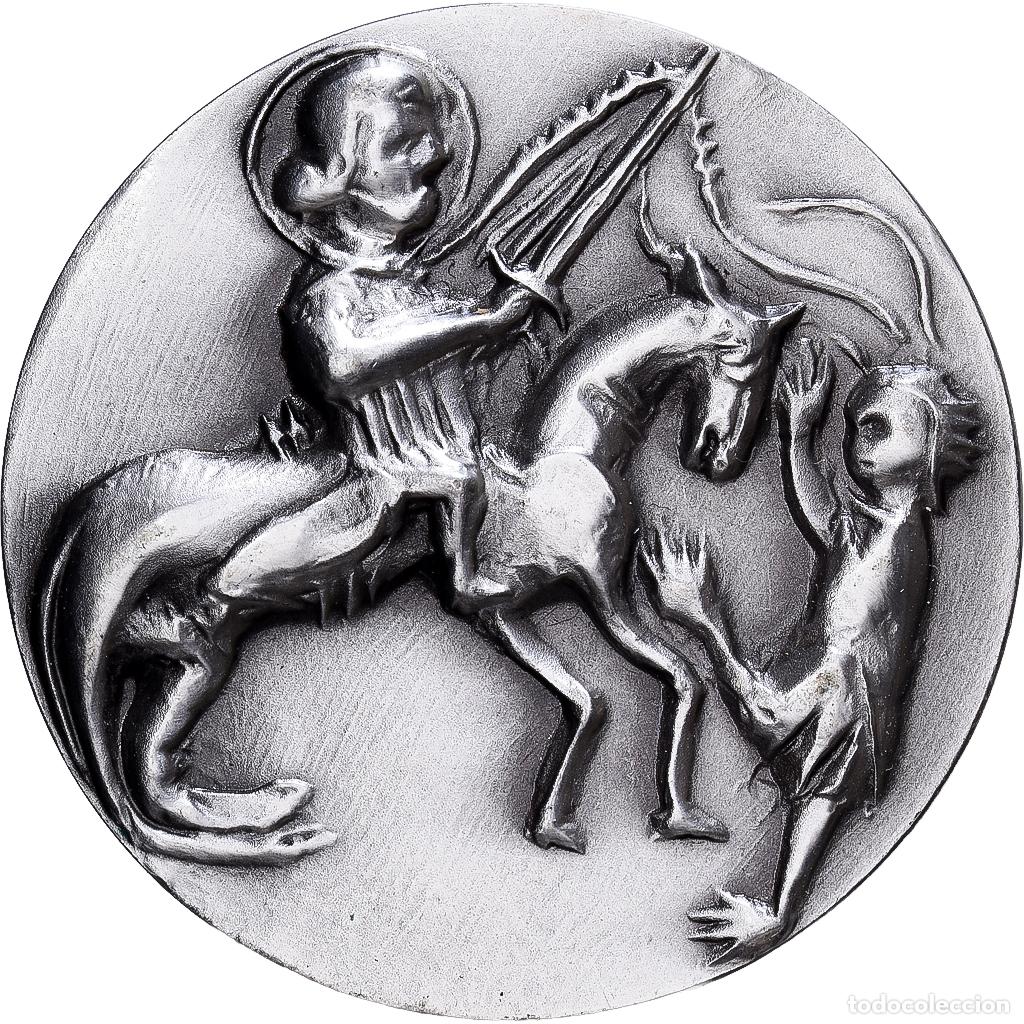 Medallas tem&aacute;ticas: [#1167675] Suiza, medalla, 450 ans de l'int&eacute;gration de Riehen &agrave; B&acirc;le, 1972, Plata, SC+