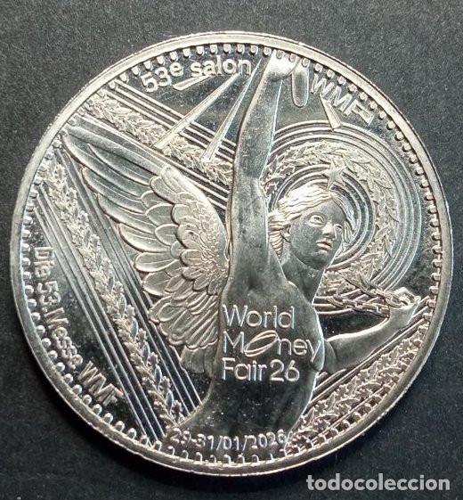 Medallas tem&aacute;ticas: FRANCIA - FICHA TOKEN DE LA WORLD MONEY FAIR 2026