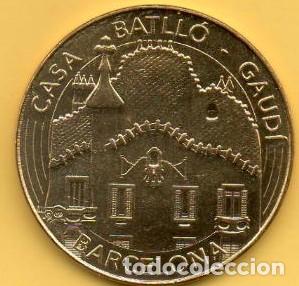 Medallas tem&aacute;ticas: MEDALLA DE LA MONNAIE DE PARIS DE 2017 DE LA CASA BATLLO DE ANTONI GAUDI. NUEVA