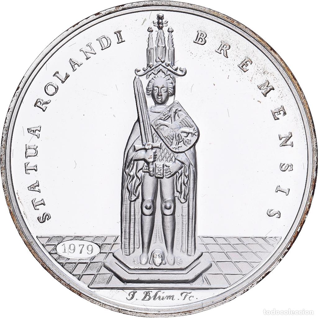 Medallas tem&aacute;ticas: [#1167656] Alemania, medalla, Bremen, 1979, Plata, Restrike, EBC