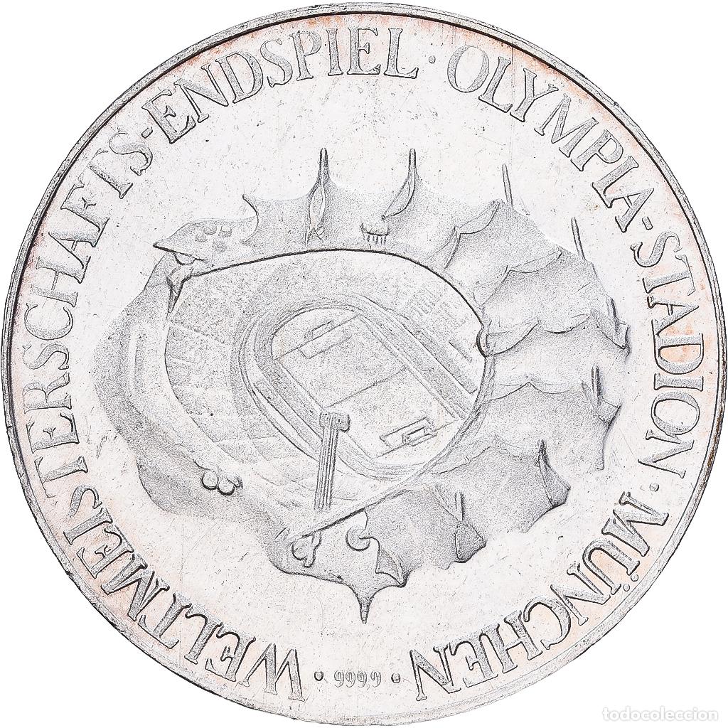 Medallas tem&aacute;ticas: [#1167849] Alemania, medalla, Coupe du Monde de Football, Germany, 1974, Plata, EBC