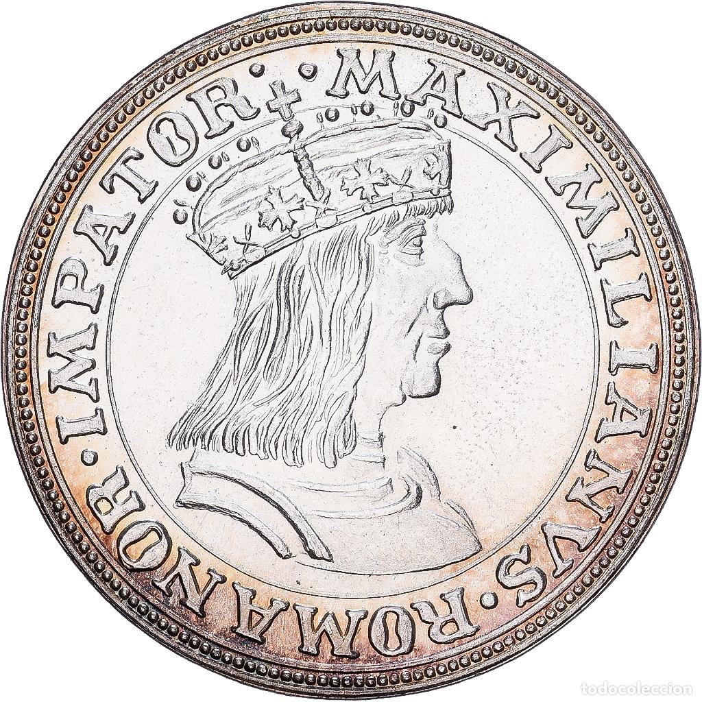 Medallas tem&aacute;ticas: [#1167851] Austria, medalla, Maximilien Ier, Ch&acirc;teau de Hasegg, Plata, Tirol, SC