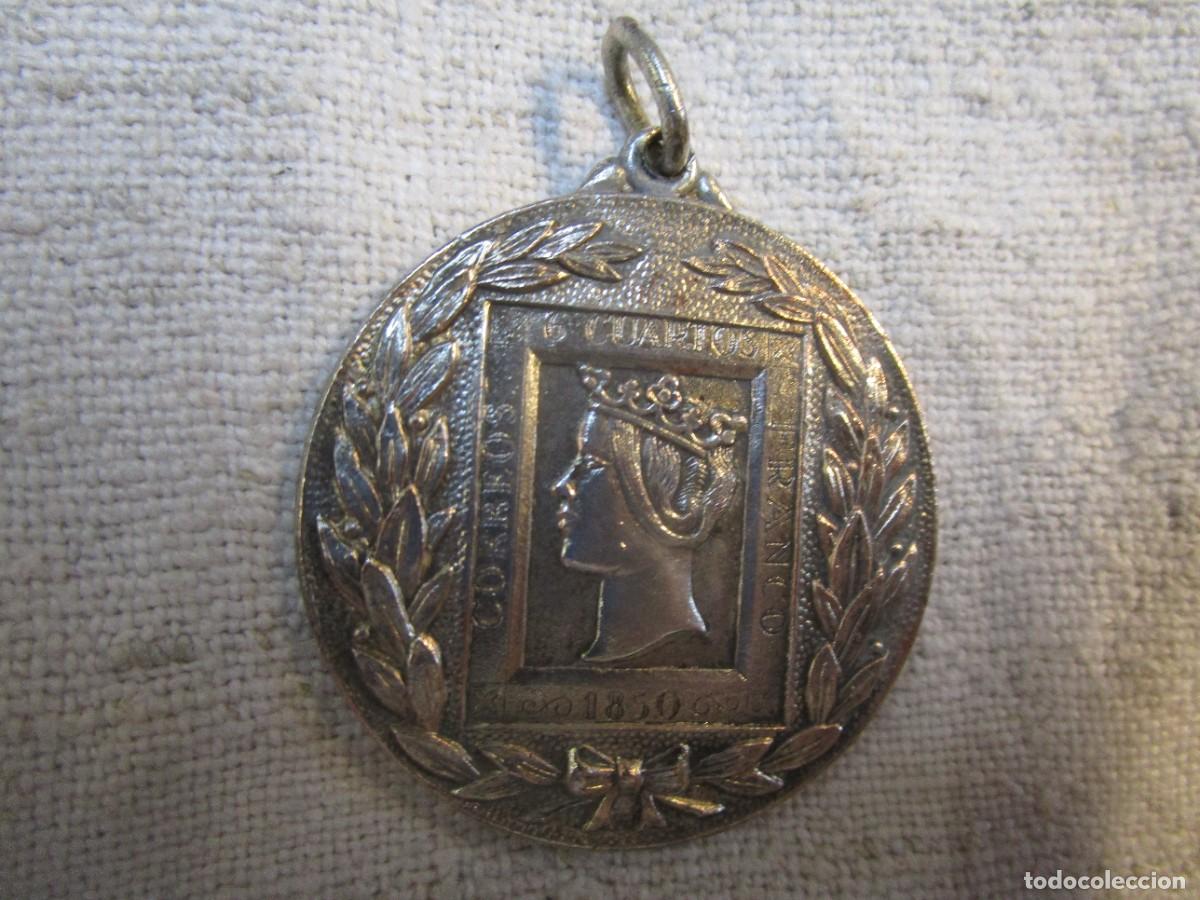 Medallas tem&aacute;ticas: MEDALLA BRONCE plateado - 2&ordf; expo nacional filatelia deportiva Vizcaya 1969 -35mm 19gr . + INFO