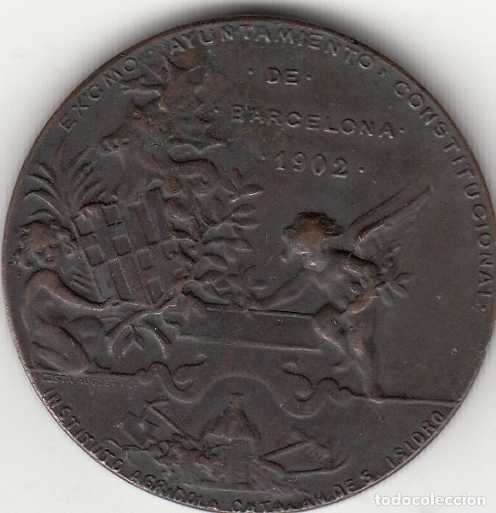 Medallas tem&aacute;ticas: MEDALLA BARCELONA 1902: INSTITUTO AGRICOLA CATALAN DE S. ISIDRO