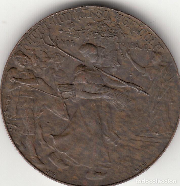 Medallas tem&aacute;ticas: MEDALLA BARCELONA 1898: FERIA CONCURSO AGRICOLA