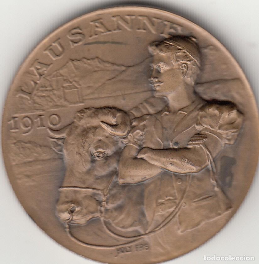 Medallas tem&aacute;ticas: MEDALLA LAUSANNE 1910 ( SUIZA ): VIII EXPOSITION SUISSE D&acute;AGRICULTURE
