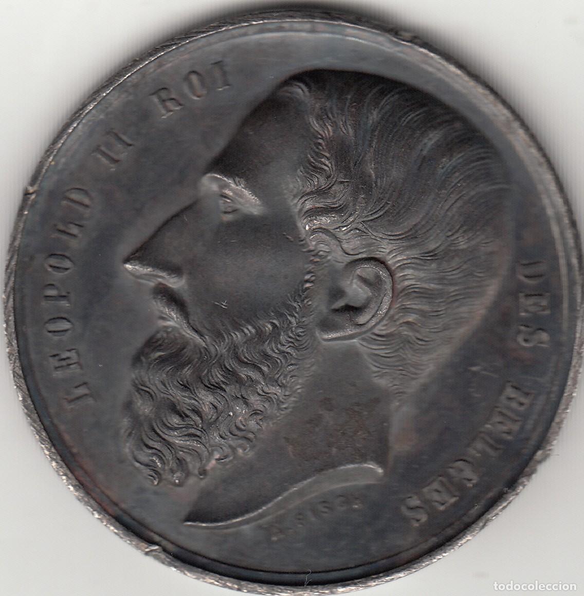 Medallas tem&aacute;ticas: MEDALLA LEOPOLD II ROI DES BELGES: FESTIVAL COMMUNE TUBIZE