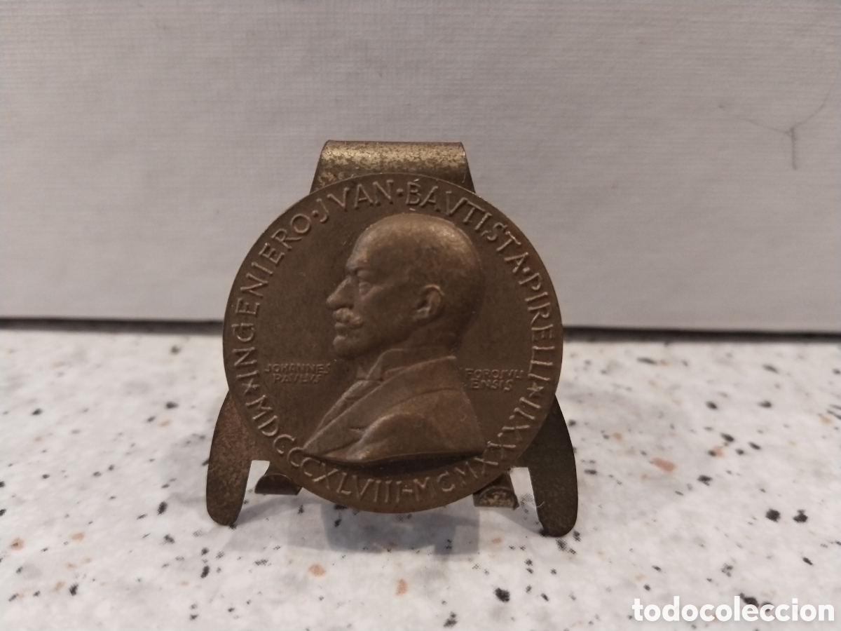 Medallas tem&aacute;ticas: Medalla Ingeniero Juan Bautista Pirelli. Fabrica Pirelli Vilanova i la Geltru