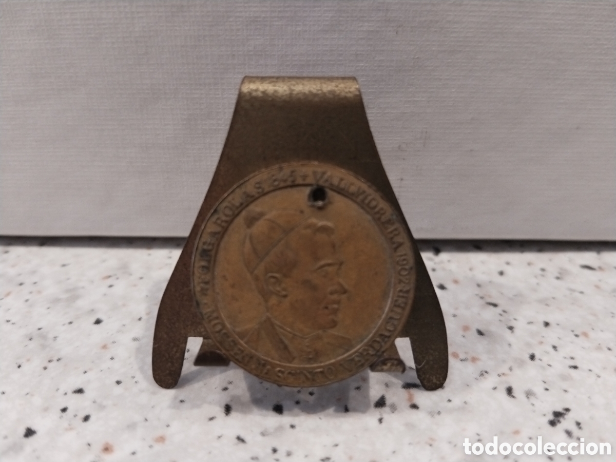 Medallas tem&aacute;ticas: Medalla Mossen Jacinto Verdaguer. Agujereada