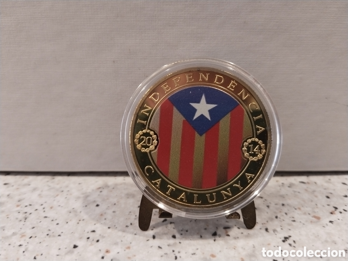 Medallas tem&aacute;ticas: Medalla Independencia de Catalu&ntilde;a. Peque&ntilde;as manchas