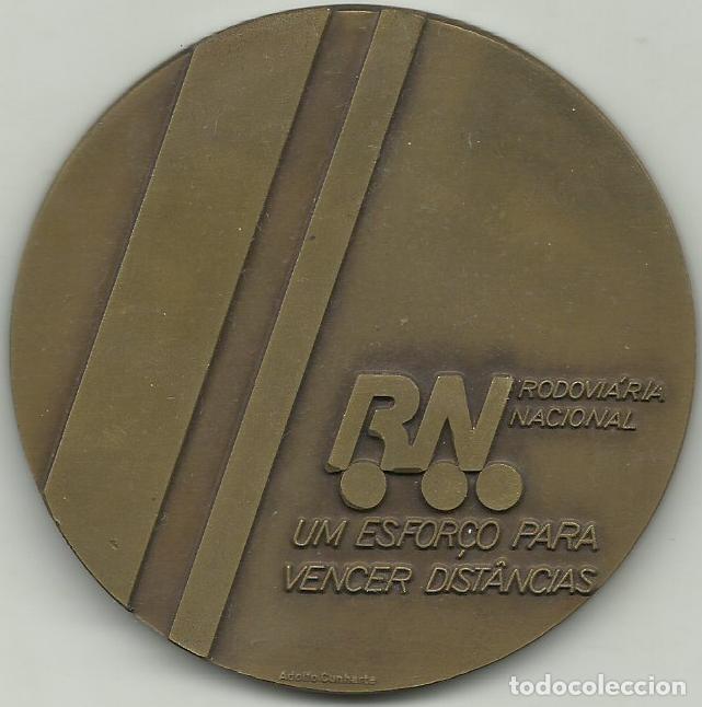 Medallas tem&aacute;ticas: MEDALLA RODOVI&Aacute;RIA NACIONAL - UM ESFOR&Ccedil;O PARA VENCER DISTA - 8 CM DIAMETRO - PESO 180 GRAMOS - FOTOS