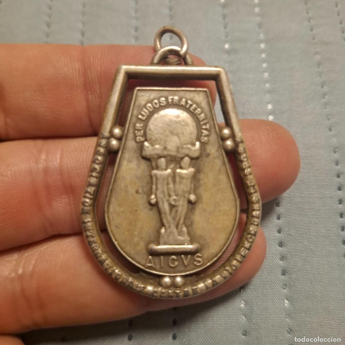 Medallas tem&aacute;ticas: Antigua medalla de la Asociaci&oacute;n AICVS, FFF, Federaci&oacute;n Francesa de F&uacute;tbol