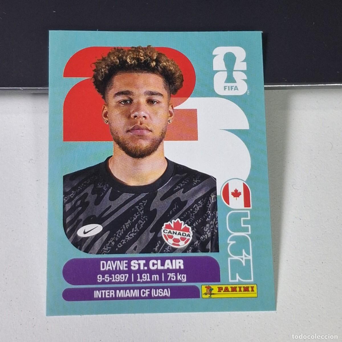 Medallas tem&aacute;ticas: B29 CAN 2 CAN2 DAYNE ST CLAIR CANADA MUNDIAL FIFA WORLD CUP 2026 STICKER PANINI