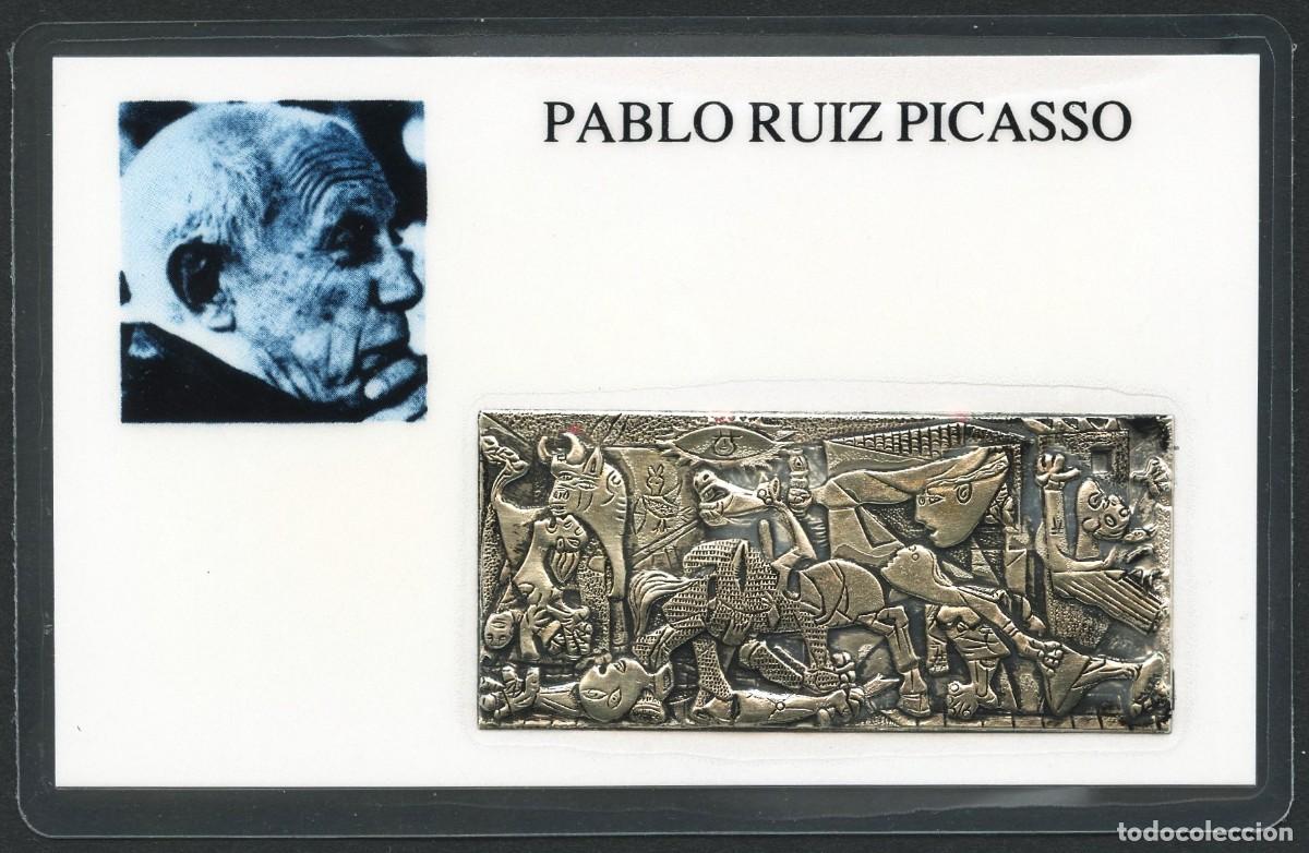 Medallas tem&aacute;ticas: MEDALLA, CARNET CONMEMORATIVO, PABLO RUIZ PICASSO