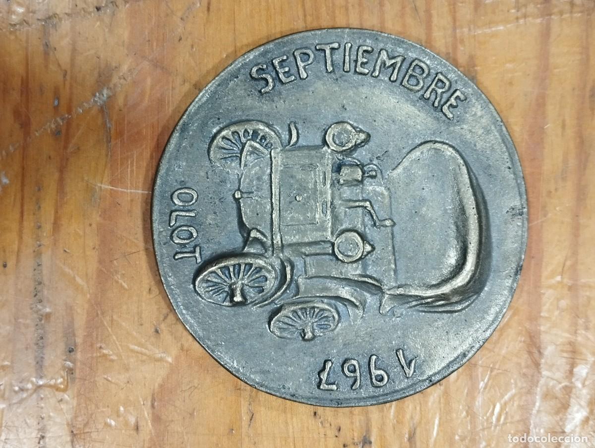 Medallas tem&aacute;ticas: MEDALLA IV CARAVANA INTERNACIONAL DE COCHES VETUSTOS. C.I.T. OLOT 1967. EN BONCE.
