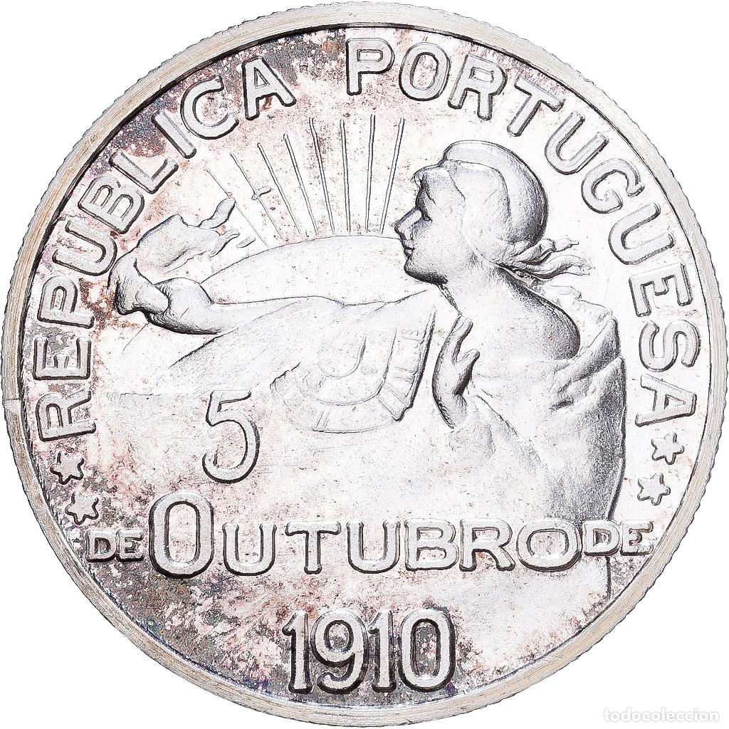 Medallas tem&aacute;ticas: [#1529555] Portugal, medalla, Reproduction Escudo, 1910, Plata, SC
