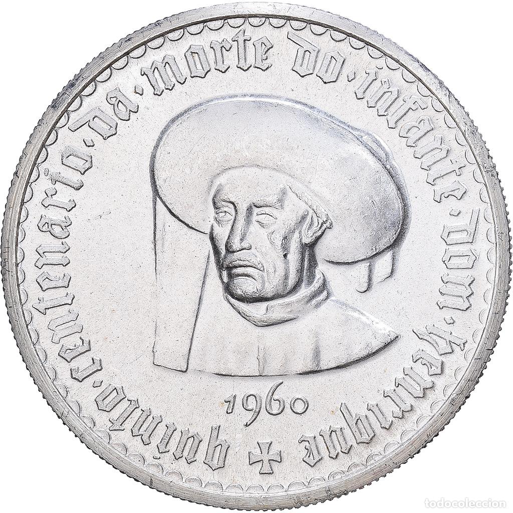 Medallas tem&aacute;ticas: [#1529559] Portugal, medalla, Reproduction 20 Escudos, 1960, Plata, SC