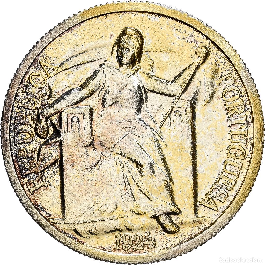 Medallas tem&aacute;ticas: [#1529567] Portugal, medalla, Reproduction Escudo, 1924, Oro vermeil, SC
